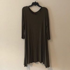 Midi Quarter Length Sleeve Dress